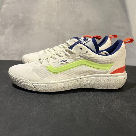Vans UltraRange Shoes Mens Size 7 White Volt Navy UltraCush Athletic Sneakers main image 5